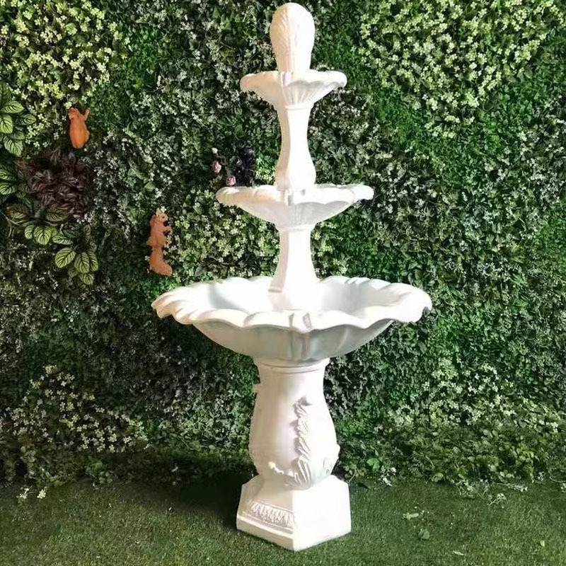 Wedding Fountain - نافورة رقيقة من الألياف الزجاجية بطول