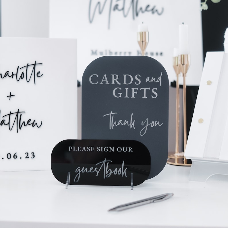 صندوق بطاقات أبيض للزفاف، دفتر - مراجعة Personalized Guest Book وسعره