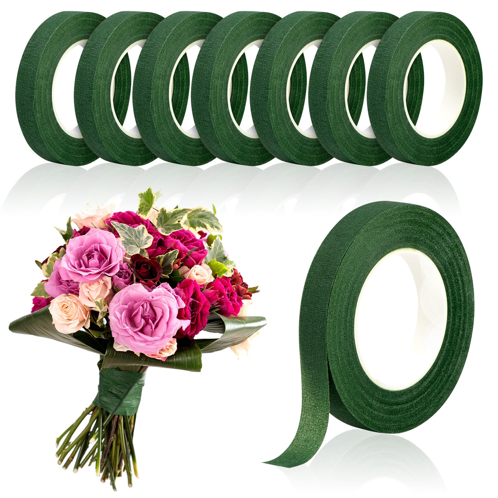 شريط زهور أخضر بطول 20 ياردة،  - مراجعة Wedding Floral Supply وسعره