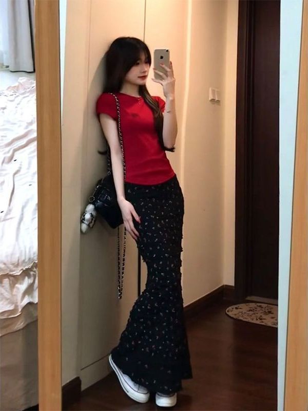 فستان صيفي طويل بتصميم ذيل الس - مراجعة Good Floral & Wedding Decor Supply وسعره