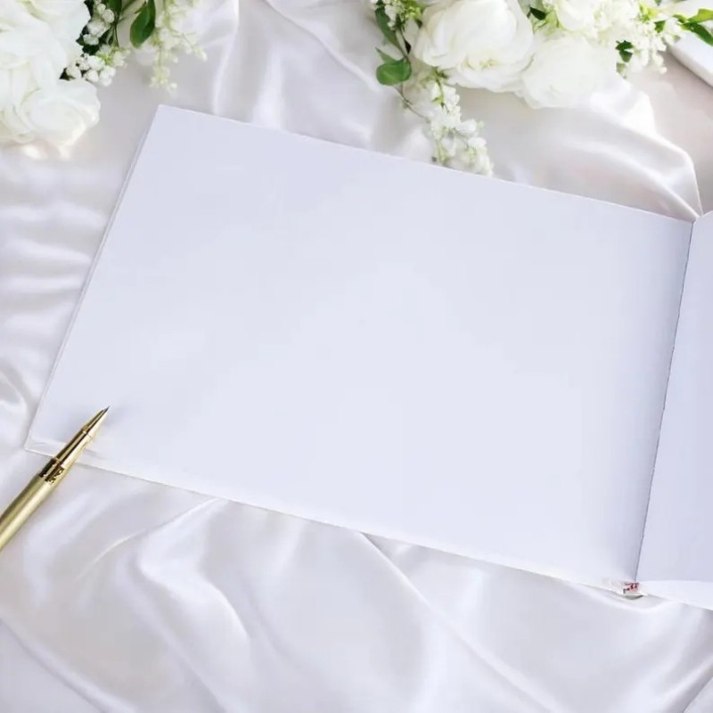 كتاب ضيوف الزفاف المخصص مع الز - مراجعة Personalized Guest Book وسعره